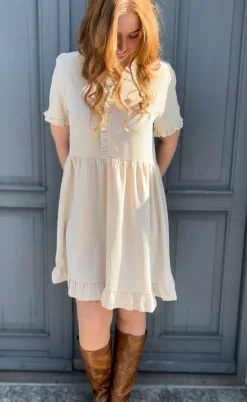 Say INA Copenhagen Kjole - Catja Summer - Beige