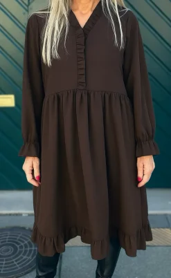 Say INA Copenhagen Kjole - Catja - Dark Brown