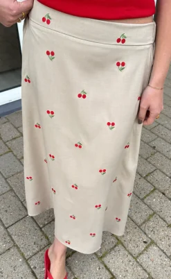 Say INA Copenhagen Nederdel - Naja - Sand W. Cherries