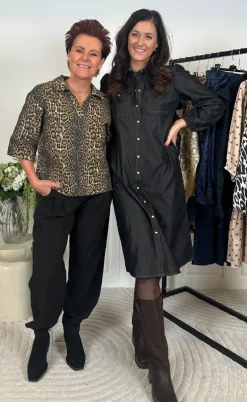 Say INA Copenhagen Polo / Skjorte - Patricia - Leopard