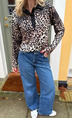 Say INA Copenhagen Polo / Bluse - Amira - Leopard