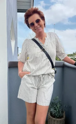 Say INA Copenhagen Shorts - Alba - Off White