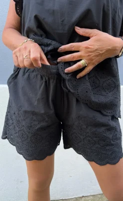 Say INA Copenhagen Shorts - Line - Black