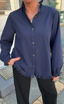 Say INA Copenhagen Skjorte - Annali - Navy Blue