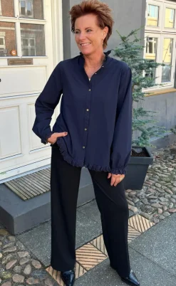 Say INA Copenhagen Skjorte - Annali - Navy Blue