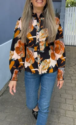 Say INA Copenhagen Skjorte - Augusta - Mixed Big Flower