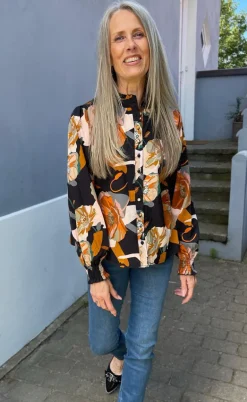 Say INA Copenhagen Skjorte - Augusta - Mixed Big Flower