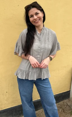 Say INA Copenhagen Skjorte - Michela - Greyish