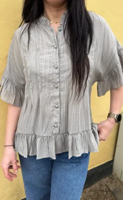 Say INA Copenhagen Skjorte - Michela - Greyish