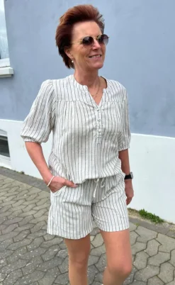 Say INA Copenhagen Top - Alba - Off White