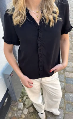 Say INA Copenhagen Top - Catja - Black