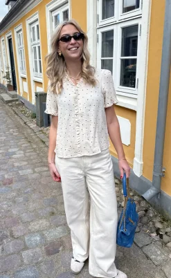 Say INA Copenhagen Top - Catja - Black Dots