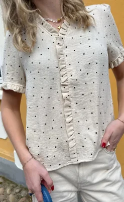 Say INA Copenhagen Top - Catja - Black Dots