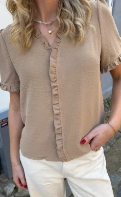 Say INA Copenhagen Top - Catja - Camel