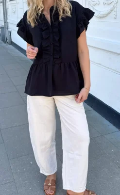 Say INA Copenhagen Top - Freya - Black