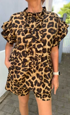 Say INA Copenhagen Top - Freya - Leopard