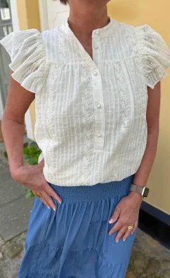 Say INA Copenhagen Top - Tania - Cream