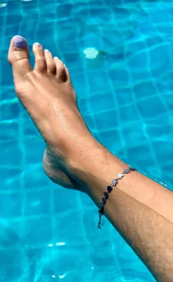 Smykkeli Copenhagen Ankelkæde - Palma - Silver Colour