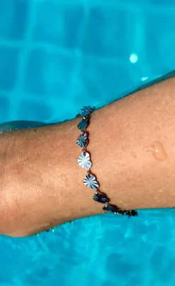 Smykkeli Copenhagen Ankelkæde - Palma - Silver Colour