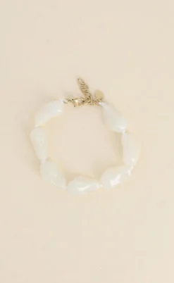 Smykkeli Copenhagen Armbånd - Nanna Pearl - Beige