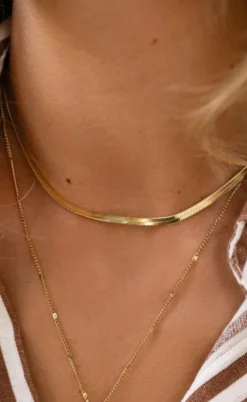 Smykkeli Copenhagen Halskæde - Chicago - Gold Colour