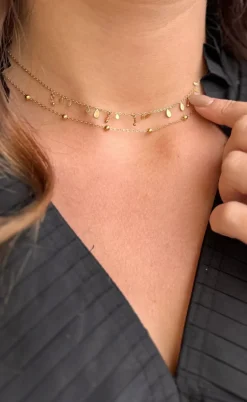 Smykkeli Copenhagen Halskæde - Miami - Gold Colour