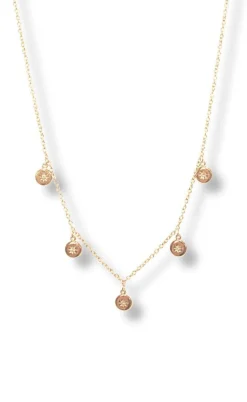 Smykkeli Copenhagen Halskæde - Rome - Gold Colour