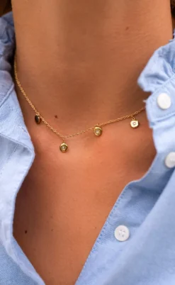 Smykkeli Copenhagen Halskæde - Rome - Gold Colour