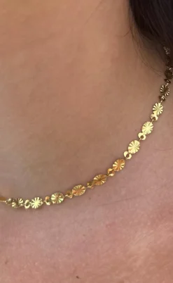 Smykkeli Copenhagen Halskæde - Varna Sun - Gold Colour