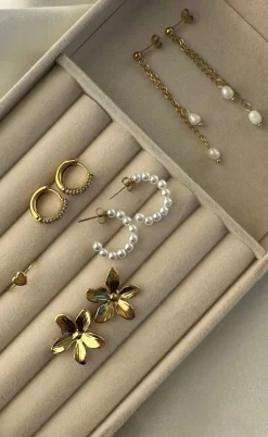 Smykkeli Copenhagen Øreringe - Alicante - Gold Colour