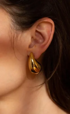 Smykkeli Copenhagen Øreringe - Dakota Drop - Gold Colour