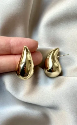 Smykkeli Copenhagen Øreringe - Dakota Drop - Gold Colour