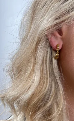 Smykkeli Copenhagen Øreringe - Emily - Gold Colour