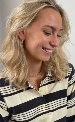 Smykkeli Copenhagen Øreringe - Emily - Gold Colour