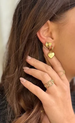 Smykkeli Copenhagen Øreringe - Lissabon - Gold Colour