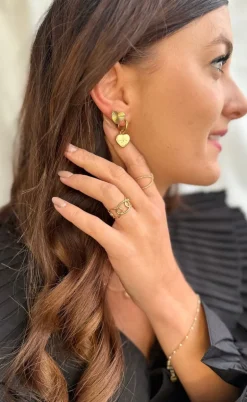 Smykkeli Copenhagen Øreringe - Lissabon - Gold Colour