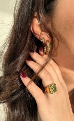 Smykkeli Copenhagen Øreringe - Liverpool - Gold Colour