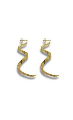 Smykkeli Copenhagen Øreringe - Los Angeles - Gold Colour