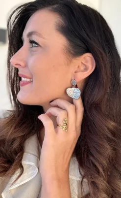 Smykkeli Copenhagen Øreringe - Lyon - Silver Colour