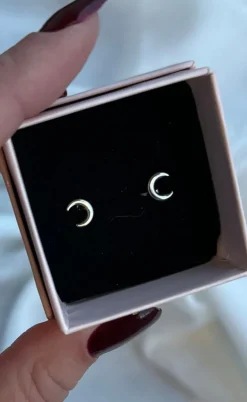 Smykkeli Copenhagen Øreringe - Montreal Moon - Silver Colour