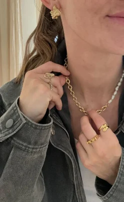 Smykkeli Copenhagen Øreringe - Saint Tropez - Gold Colour