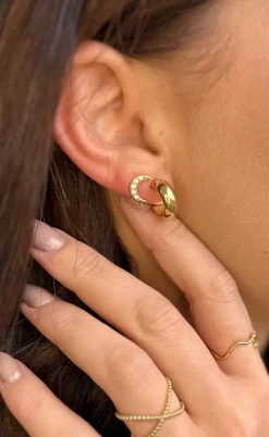 Smykkeli Copenhagen Øreringe / Hoops - Dubai - Gold Colour