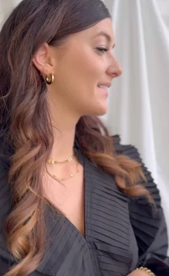 Smykkeli Copenhagen Øreringe / Hoops - Lamia - Gold Colour