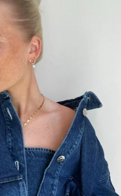 Smykkeli Copenhagen Ring - Big Heart - Gold Colour