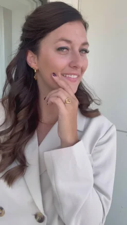 Smykkeli Copenhagen Ring - Big Heart - Gold Colour