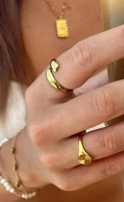 Smykkeli Copenhagen Ring - Brooklyn - Gold Colour