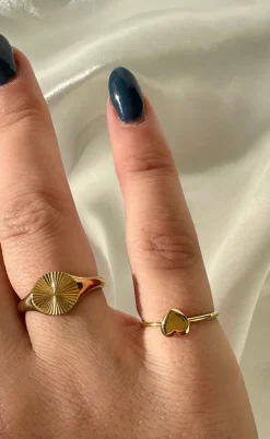 Smykkeli Copenhagen Ring - Brooklyn - Gold Colour