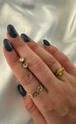 Smykkeli Copenhagen Ring - Brooklyn - Gold Colour