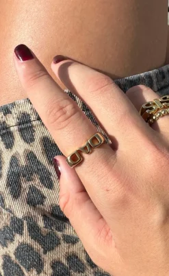 Smykkeli Copenhagen Ring - Dad - Golden