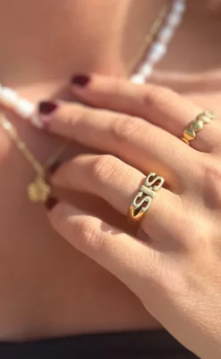 Smykkeli Copenhagen Ring - Dad - Golden